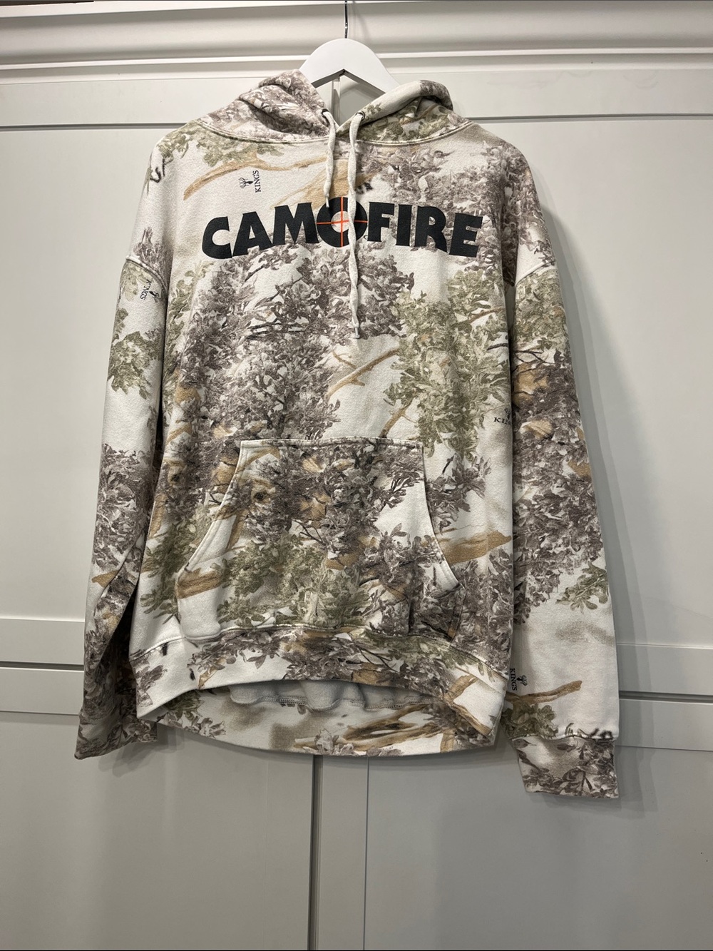Camofire Men's Snow Camo Print Hoodie